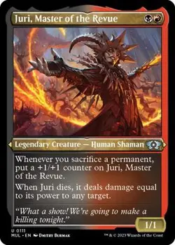 Juri, Master of the Revue (Foil Etched) MTG NM Foil 111 - Image 1