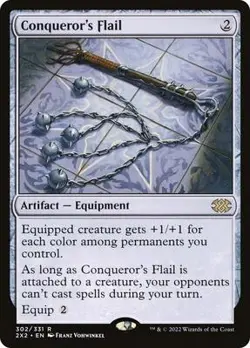 Conqueror's Flail Near Mint 302 Double Masters 2022 Reg - Image 1