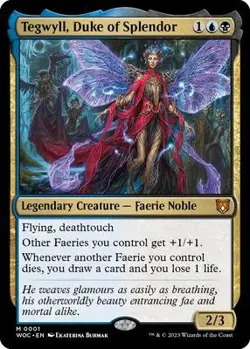 Tegwyll, Duke of Splendor Near Mint 1 Commander: Wilds of Eldraine REG - Image 1