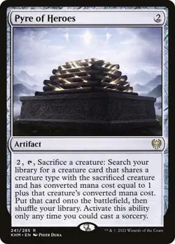 Pyre of Heroes Near Mint 241 Kaldheim REG - Image 1