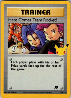 Here Comes Team Rocket! 15/82 Celebrations 25th Anniversary Holo Rare Pokemon - Image 1
