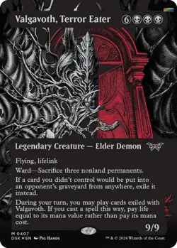 Valgavoth, Terror Eater (Showcase) (Textured Foil) [DSK - 407] - NM [Foil] TC... - Image 1