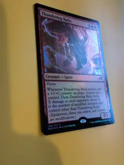 Thundering Raiju. NEO FOIL Spirit Rare MTG Card. - Image 3