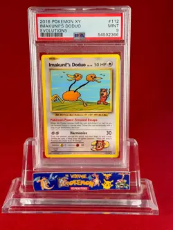 2016 POKEMON XY Evolutions IMAKUNIUS DODUO Card #112 PSA 9 - Image 1