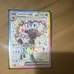 Umbreon ex 176 SVP Pokemon Card 280 HP 160 Attack Full Art Holo English - Image 1
