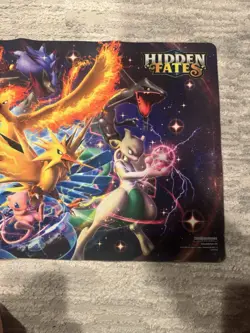 Pokemon TCG Hidden Fates Playmat Shiny Charizard, Rayquaza, Mewtwo 2019 - Image 4