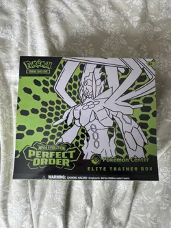 Mega Evolution Perfect Order Pokemon Center Elite Trainer Box PC ETB Sealed - Image 1