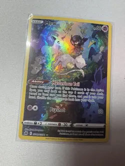 Pokemon Mew Crown Zenith Galarian Gallery Ultra Rare Holo GG10/GG70 60 HP Engli… - Image 1