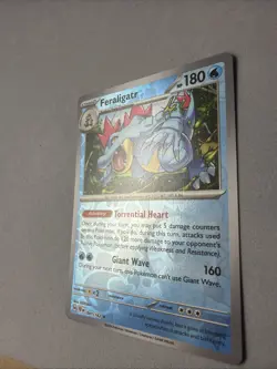 Pokemon TCG * SV Temporal Force * 41/162 Feraligatr REVERSE HOLO Rare * FRESH PK - Image 2