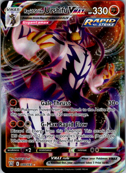 Rapid Strike Urshifu VMAX 088/163 Battle Styles Ultra Rare Full Art Pokemon TCG - Image 1