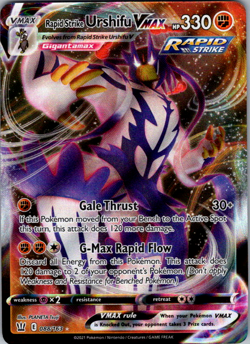 Rapid Strike Urshifu VMAX 088/163 Battle Styles Ultra Rare Full Art Pokemon TCG - Image 1