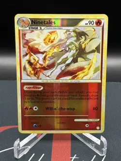2010 Pokemon Ninetales 7/123 HeartGold & SoulSilver Reverse Holo NM - Image 1