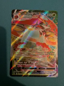 Pokemon Orbeetle VMAX 021/185 Vivid Voltage Sword & Shield ULTRA RARE - Image 1