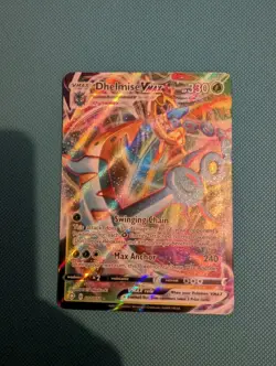 Pokemon TCG Dhelmise VMAX Shining Fates 010/072 Holo Ultra Rare - Image 1
