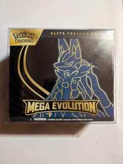 Pokemon TCG Mega Evolution Lucario ETB - New & Sealed - Image 1
