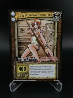 One Piece Quest Begins 2005 Nami The Mysterious Woman Thief CH003 Holo Foil MP - Image 1