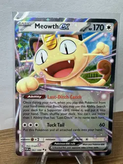 Pokemon Cards Meowth EX 062/088 Perfect Order - Image 1
