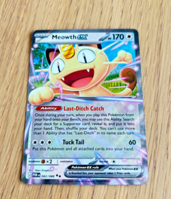 Pokemon TCG Perfect Order - Meowth Ex 062/088 Double Rare Holo Foil - Pack Fresh - Image 1