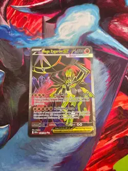Pokemon TCG - Mega Zygarde ex 104/088 Perfect Order Full Art Ultra Rare NM - Image 1