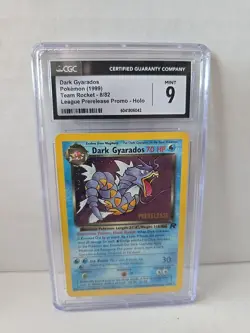 CGC 9 MINT Dark Gyarados Team Rocket 8/82 Holo Prerelease Promo Pokemon Card 043 - Image 3
