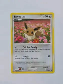 Eevee 62/100 Majestic Dawn 2008 Pokemon TCG Card NM - Image 1