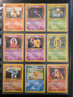 Complete Pokemon Non Holo Base Set 17-102 Pokemon Cards WOTC 1999 - EX/Near Mint - Image 3