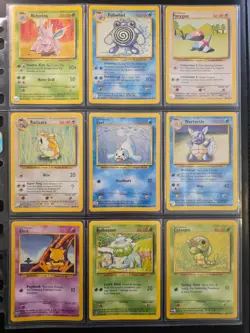Complete Pokemon Non Holo Base Set 17-102 Pokemon Cards WOTC 1999 - EX/Near Mint - Image 4