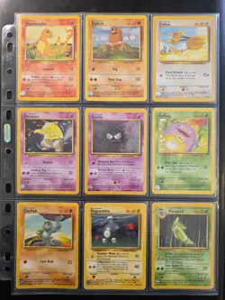 Complete Pokemon Non Holo Base Set 17-102 Pokemon Cards WOTC 1999 - EX/Near Mint - Image 5