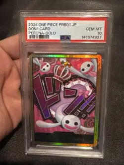 One Piece CCG Don!! Card Perona Gold PRB01 Japanese PSA 10 Gem Mint - Image 1