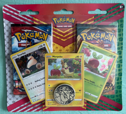 POKEMON TCG SNORLAX & FRIENDS COLLECTION 3 FOIL CARDS 2 BOOSTER PACKS 1 COIN - Image 1