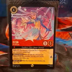 Disney Lorcana Elsa-Ice Artisan Alternative Art 123/204 English Card - Image 1