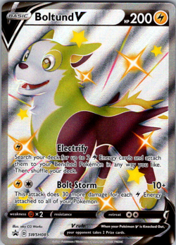 Boltund V SWSH085 Sword & Shield Black Star Promo Holo Shiny Rare Pokemon TCG NM - Image 1