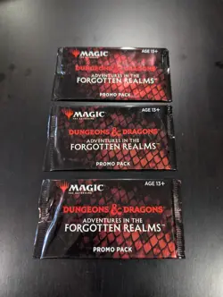 MTG Adventures in the Forgotten Realms AFR Promo Booster Packs Lot Of 3 - Image 1
