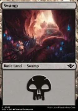 Swamp Outlaws of Thunder Junction (OTJ) 281 MTG Foil - Image 1