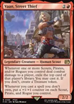 Vaan, Street Thief Final Fantasy (FIN) 168 MTG Foil NM - Image 1