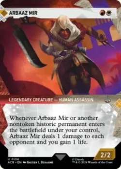 Arbaaz Mir Assassin's Creed (ACR) 138 MTG Reg NM - Image 1