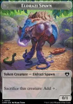 Eldrazi Spawn Token Commander Masters CMM 3 // 43 MTG Regular - Image 1
