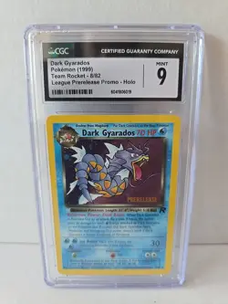 CGC 9 MINT Dark Gyarados Team Rocket 8/82 Holo Prerelease Promo Pokemon Card 019 - Image 3