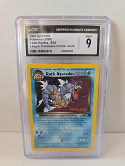 CGC 9 MINT Dark Gyarados Team Rocket 8/82 Holo Prerelease Promo Pokemon Card 022 - Image 3