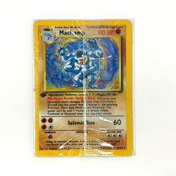 Pokemon Machamp Holo Base Set 8/102 1st Edition Sealed Promo Card - Image 1