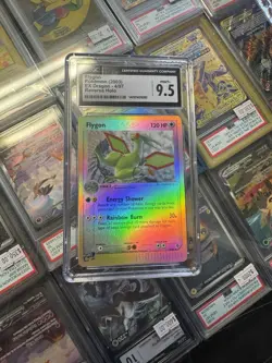 Flygon Reverse Holo 4/97 Pokemon 2003 Ex Dragon - CGC 9.5 Mint + ✨ (Pop 5) - Image 1