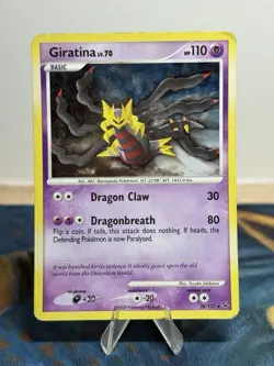 Giratina Lv. 70 28/127 DPPt Platinum Exclusive Holo Rare Pokemon MP PL - Image 1