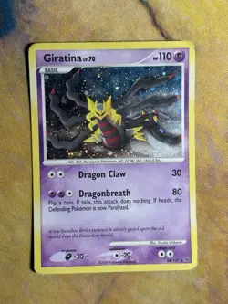 Giratina Lv. 70 28/127 DPPt Platinum Exclusive Holo Rare Pokemon MP PL - Image 2