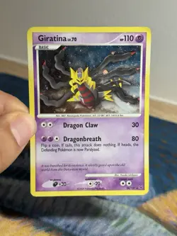Giratina Lv. 70 28/127 DPPt Platinum Exclusive Holo Rare Pokemon MP PL - Image 3