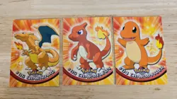Pokemon Charizard charmeleon charmander 1999 TV Series Topps - Image 1