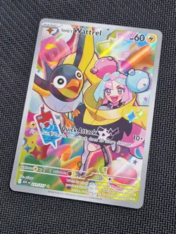 Pokemon TCG Ionos Wattrel 231/217 Ascended Hero’s Illustration Rare NM Condition - Image 4