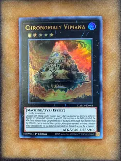 Yugioh Chronomaly Vimana DAMA-EN044 Ultra Rare 1st Ed NM - Image 1
