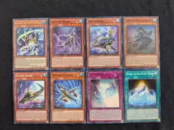 Yugioh Shark Fish Water deck set (Right-Hand, Abyss, Crystal, Cutter, Hydrojet) - Image 1