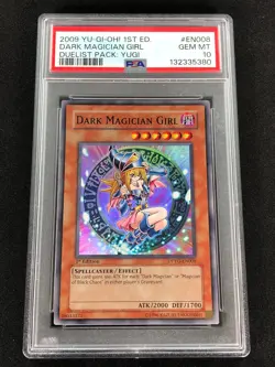 Yugioh 2009 Dark Magician Girl 1st DPYG-EN008 1st PSA 10 Super Rare! - Image 1