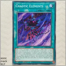Chaotic Elements - ALIN-EN067 - Common 1st Edition Yugioh - Image 1